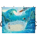 vaiana moana backdrop for pictures summer ocean photography backdrops luau photo props tropical theme photo booth props hawaiian photo background vinly