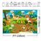 Jungle Safari Animals Zoo Photo Background Dinosaur Jurassic Park Party Decoration Kids Birthday Banner Backdrop for Photography Studio