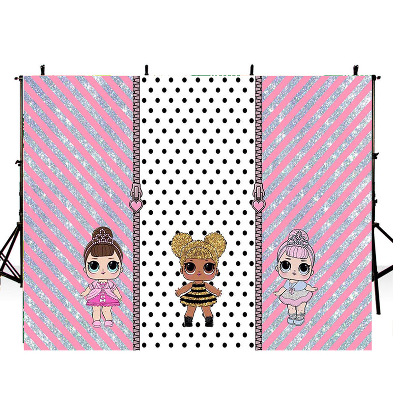 backdrop for pictures lol surprise photography backdrop cartoon pink sparkle background for photographer lol surprise photo booth props vinyl backdrops