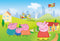 Peppa Pig backdrop-photo backdrops Peppa Pig-backdrop for pictures movie theme-photo booth props cartoon-photo backdrop happy birthday-Peppa Pig background