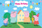 Peppa Pig backdrop-photo backdrops Peppa Pig-backdrop for pictures movie theme-photo booth props cartoon-photo backdrop happy birthday-Peppa Pig background