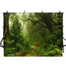 wild photo backdrop enchanted forest 8ft photo booth props nature scenery photography background travel vinyl backdrops for picture summer trees background scenes