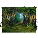 wild photo backdrop enchanted forest 8ft photo booth props nature scenery photography background travel vinyl backdrops for picture summer trees background scenes