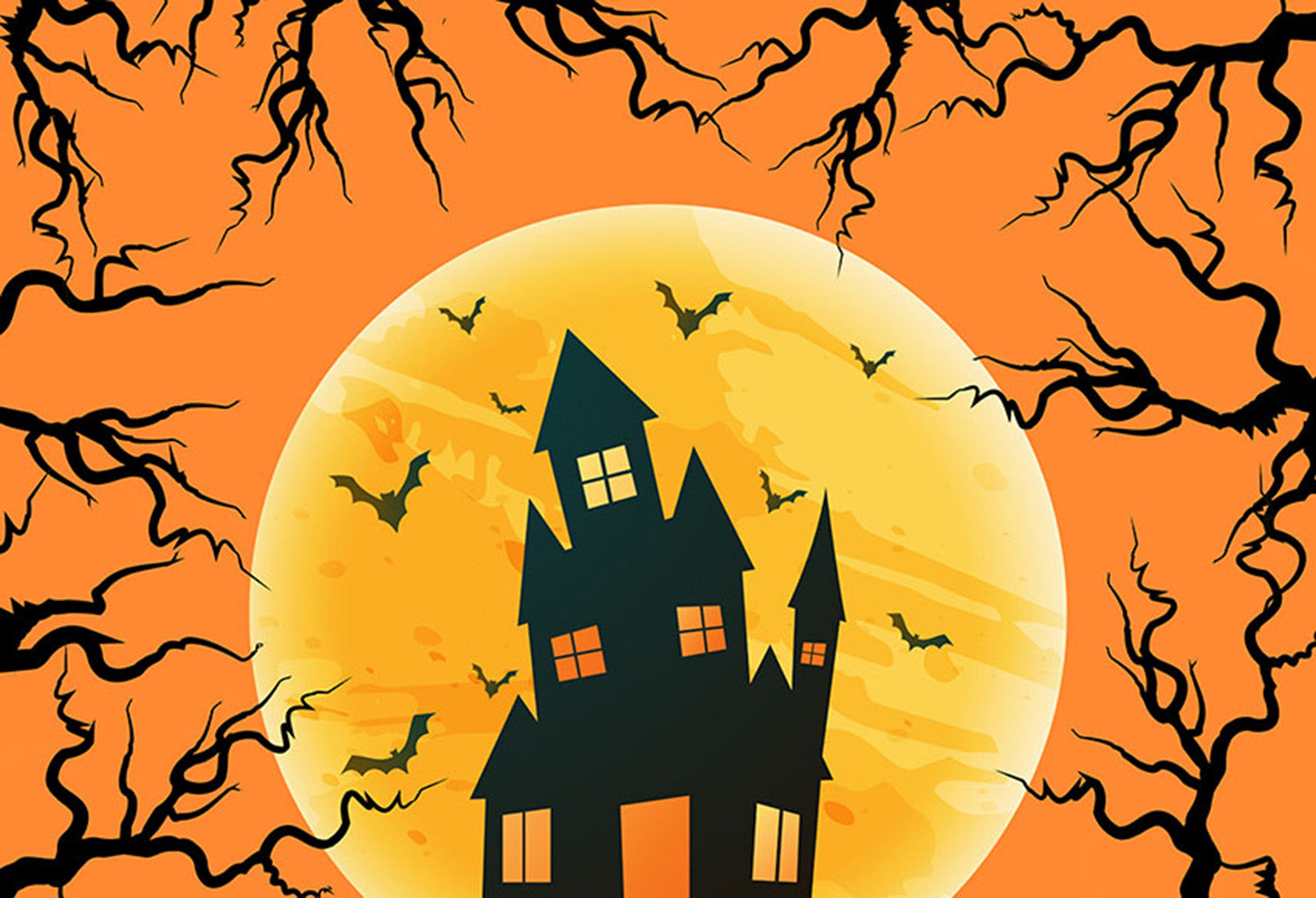 halloween photo door banner backdrop props 10x8 large halloween photo backdrop vinyl photo studio background yellow