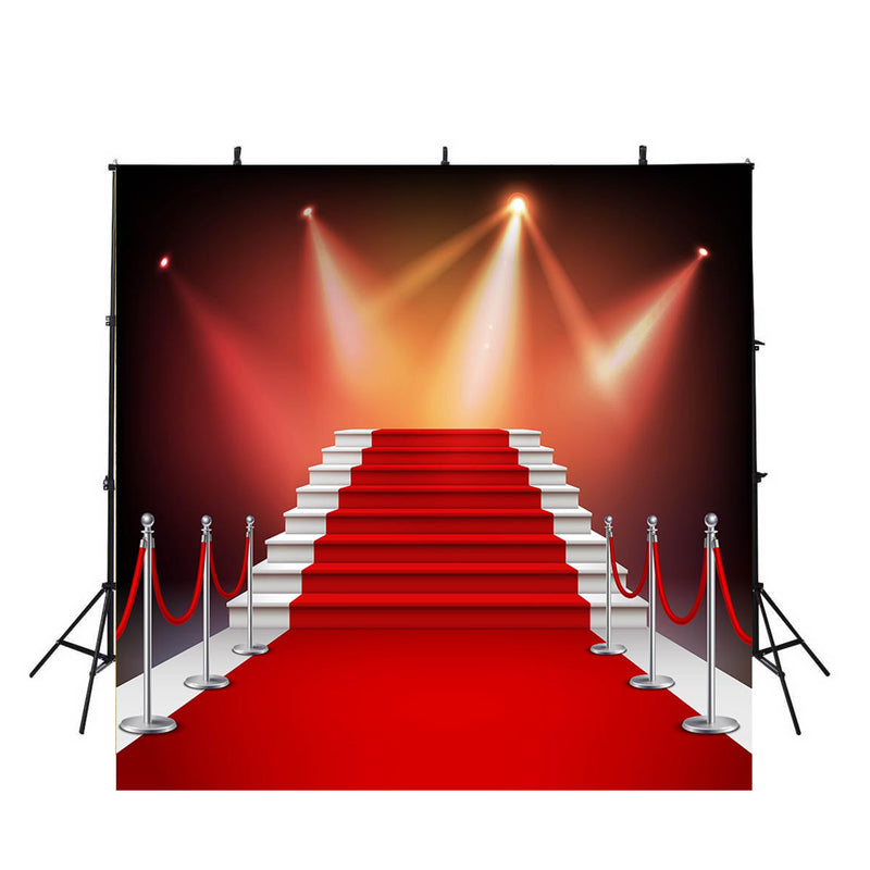 red carpet photo booth props Hollywood star backdrop for picture 8ft wedding theme photography backdrops superstar 30th wedding anniversary photo backdrops stage lighting personalized background for photographer