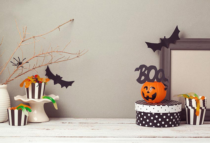 halloween photo booth backdrop wall 8x6 backdrop for picture Pumpkin Lantern photography background for baby shower photo props