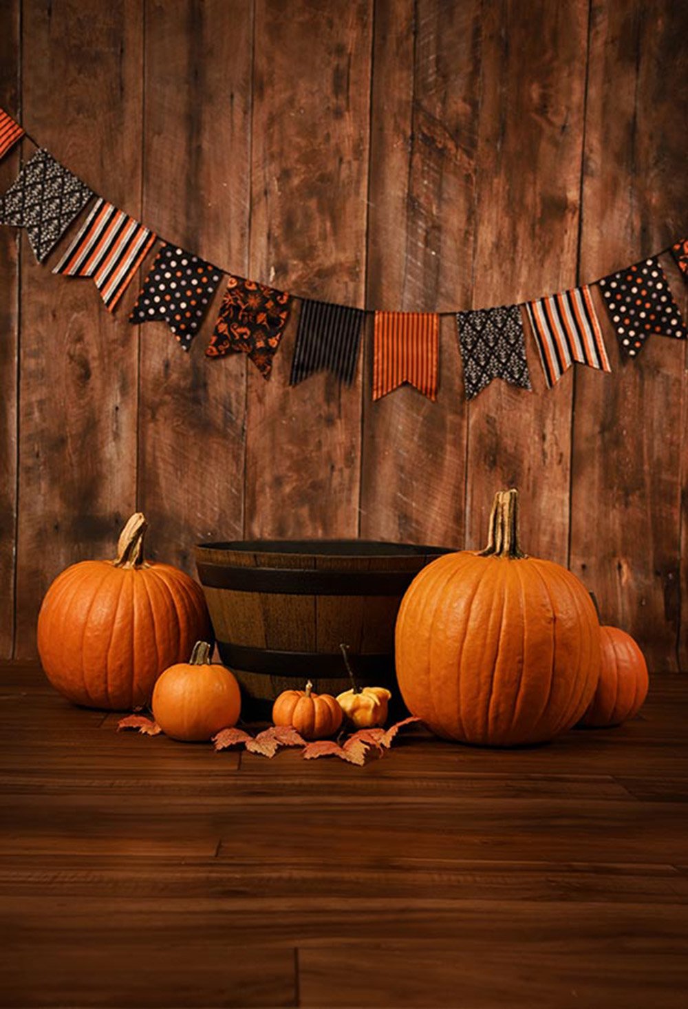 halloween theme photo booth backdrop wood floor backdrop for picture Pumpkin Lantern photography background for kids photo props scary