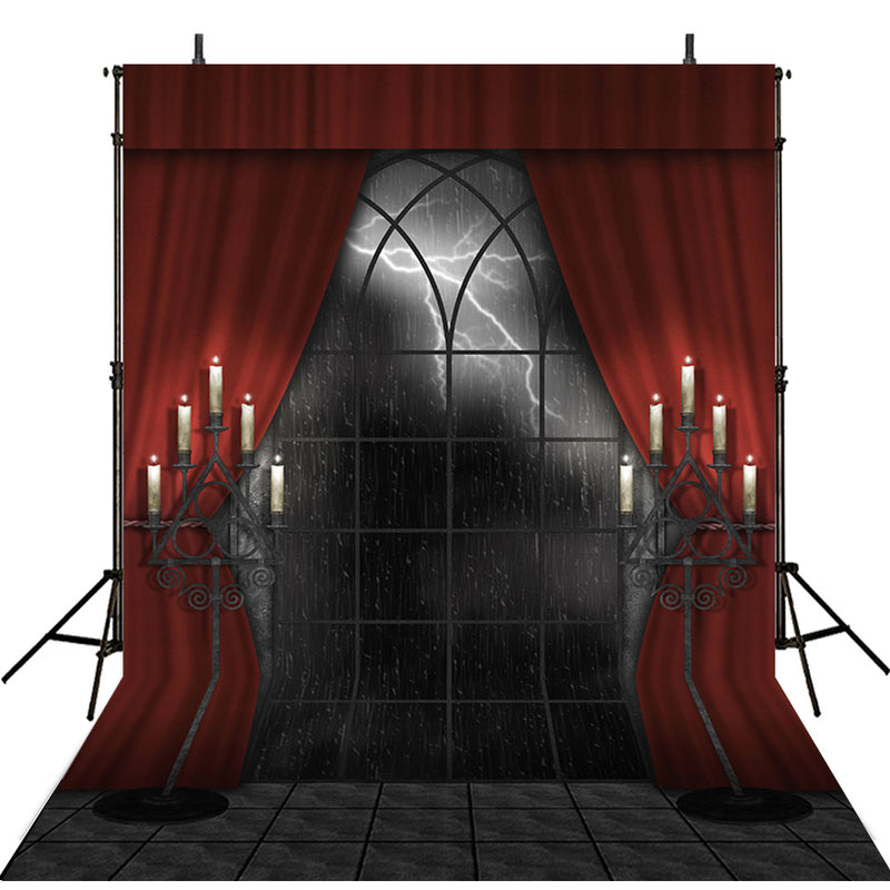 halloween photo booth backdrop night moon backdrop for picture 8x10 photography background door photo props scary