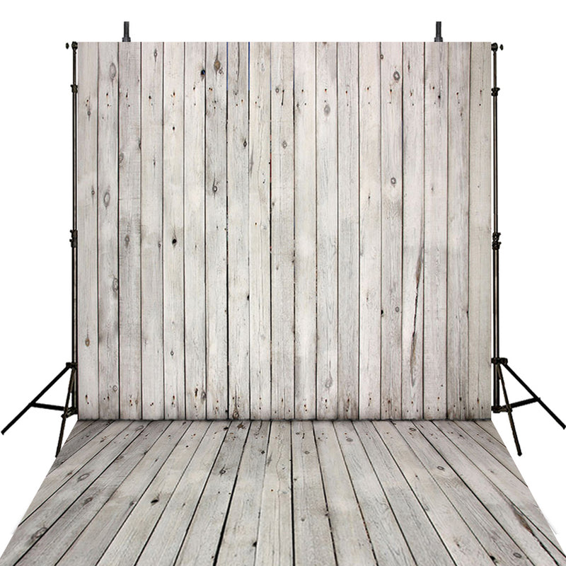 Toile de fond en bois blanc pour photographie, planche de bois, accessoires de cabine photo, plancher en bois