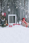 Christmas photo backdrop wood floor photography background snow photo booth props Merry Xmas backdrops children