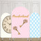 Customize Photo Background Clock Cover Theme Arch Background Double Side Elastic Covers