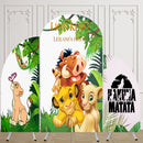 Customize The Lion King Photo Background Cover Theme Arch Background Double Side Elastic Covers