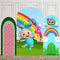 Cocomelon Photo Background Child Coco Melon Cover Theme Arch Background Double Side Elastic Covers