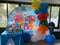 Pocoyo – toile de fond ronde, cercle, arrière-plan pour fête d'anniversaire de garçon, décor de Studio Photo, couvertures de plinthe cylindrique 