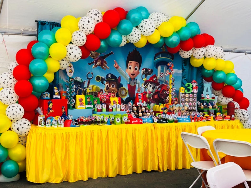 Custom Cartoon Paw Photography Backdrops Kids Photography for Backdrop Banner