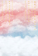photography backdrop gold stars cloud colorful fantasy background photocall photo studio professional photobooth