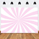 Pink Illusion Photo backdrop for girls Birthday Party Backdrop 1st Birthday Pink Stripes Photo Background for Children