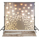 Bokeh Heart Backdrop for Photography Baby Shower Photographic Backgrounds Birthday for Girls Photo Props