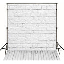 White Wall Backdrop for Photography Baby Shower Photographic Backgrounds Birthday Brick Wall Photo Props