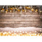Christmas Backdrop Snowflake Gold Glitter Bokeh Wood Floor Photography Backdrop Xmas Champagne Wooden Background for Kids Portrait Photo Studio
